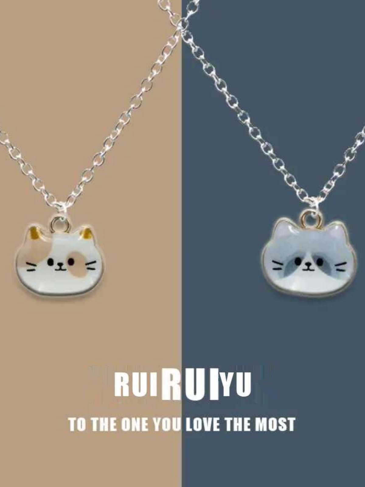 Cute Cat Necklace for Women ins Niche Design High-End Clavicle Chain 2024 New Versatile Gift for Best Friends