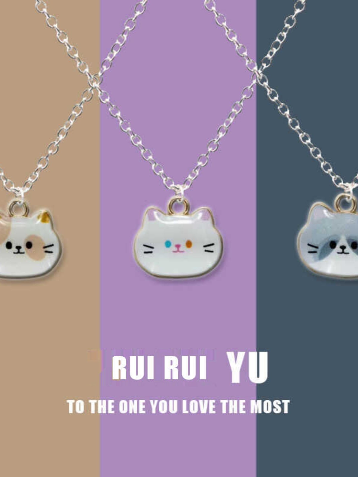 Cute Cat Necklace for Women ins Niche Design High-End Clavicle Chain 2024 New Versatile Gift for Best Friends
