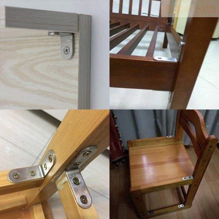 Fixed hanging cabinet bracket right angle code stool connector stainless steel angle code tripod wardrobe reinforcement profile iron