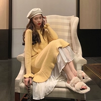 Желтое платье