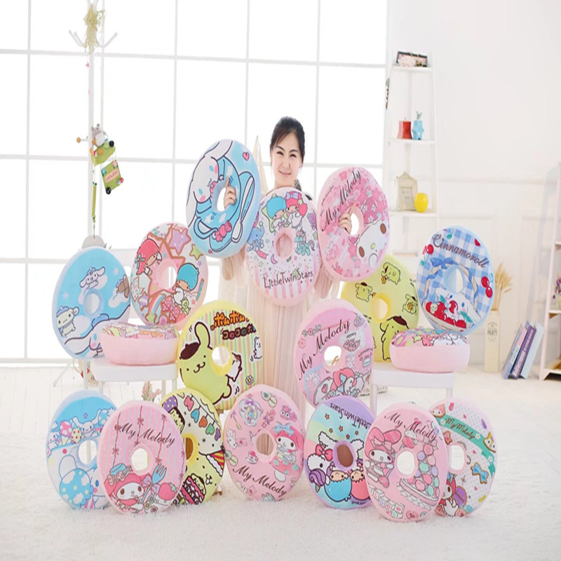 Thickened gift donut seat cushion toy chair cushion pillow waist pillow waist pillow nap girlfriend birthday event gift