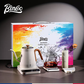 Bincoo Hand-Brewed Coffee Pot Gift Box Birthday Teacher's Day Housewarming Opening Gift Drip Coffee Set