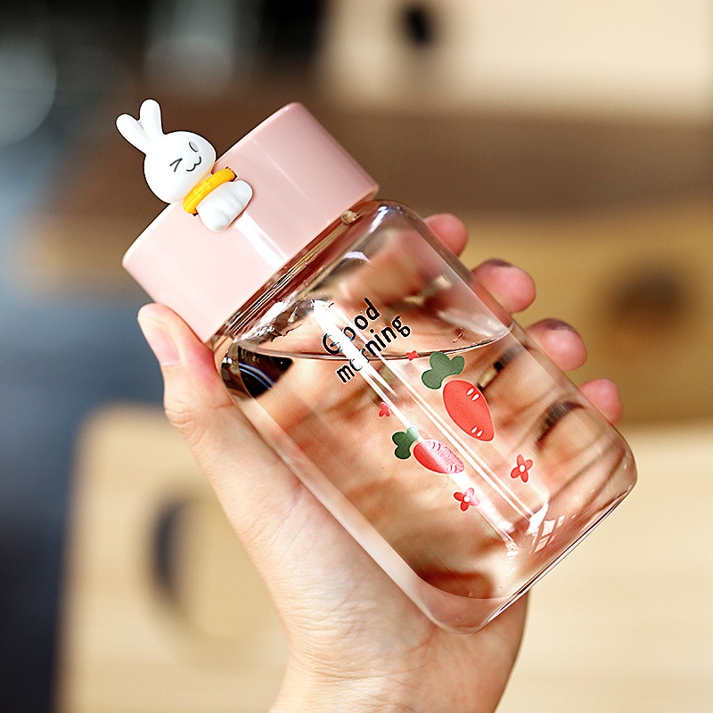 Mini small glass girl cute portable water cup 2021 new high-value trend personality drinking cup