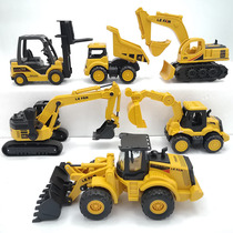 Childrens engineering vehicle toy inertial excavator fall-resistant shovel car model boy Baoyi Zhi bulldozer excavator
