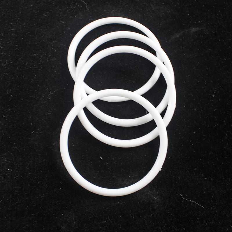 5-Pack White Plastic Rings, Pp Rings, DIY Handmade Luggage Weaving, Car Pendants, Dream Catchers