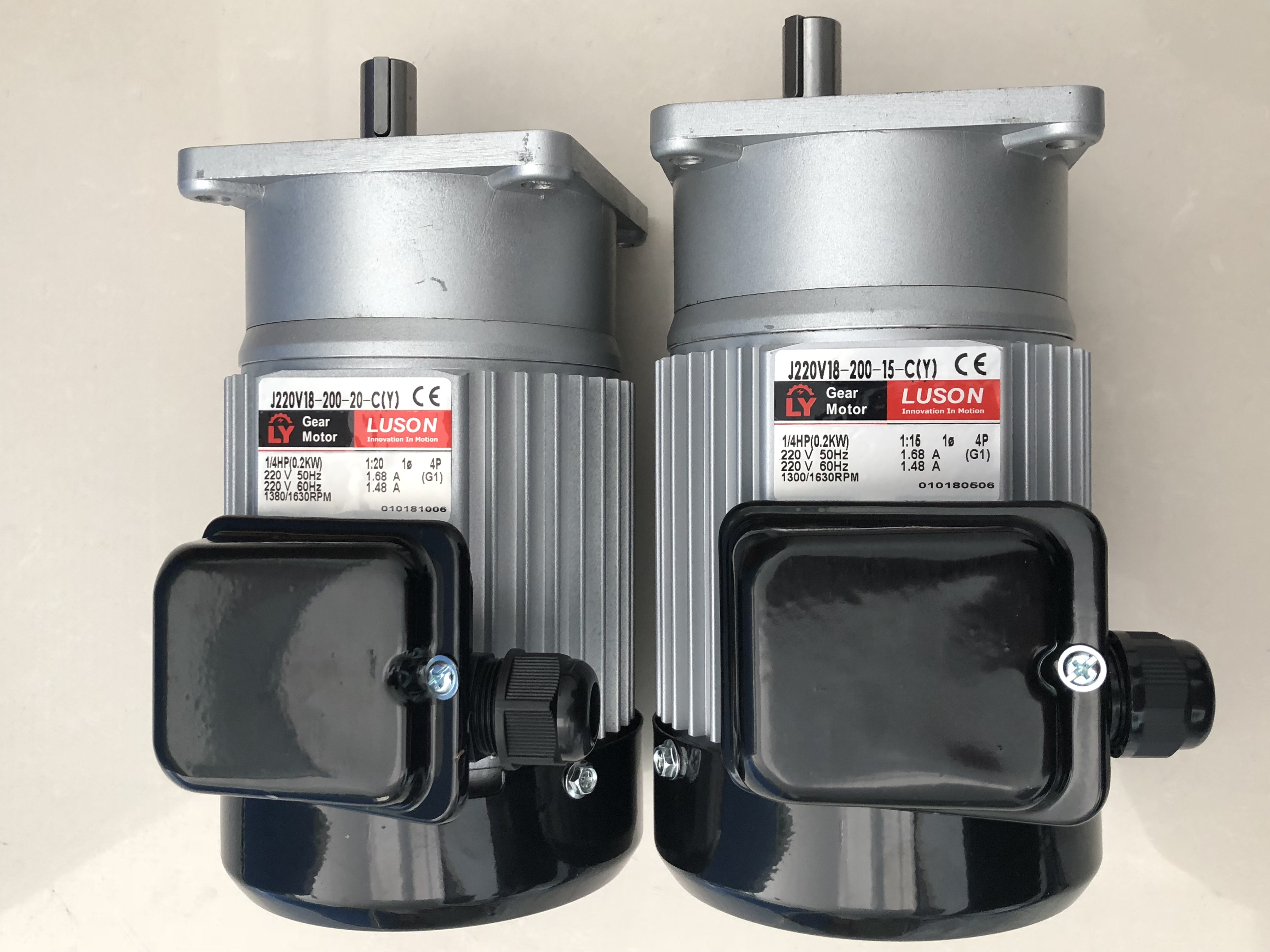 LUSON such as Yang sealing machine J220V15-200-15-S3 J230V18-200-20-C(Y) packing motor