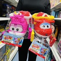 Super Fly-Man Ledy Little Love Beach Car Pull Bar Box Shovels Dig Sand Bucket Car Cart Sand Drain Toys