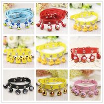 Dog kitty bell Item lap Medium Small dog teddy pet cute cartoon puppy neck collar Item Circle Traction Rope