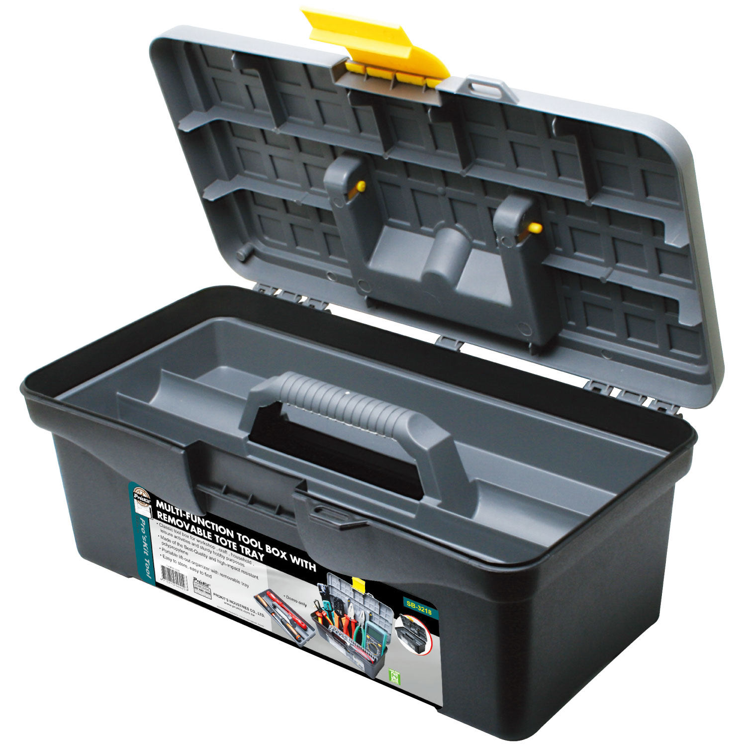 Taiwan Baoworkers SB-3218 Multi-functional bilayer plastic toolbox containing box tool box parts box