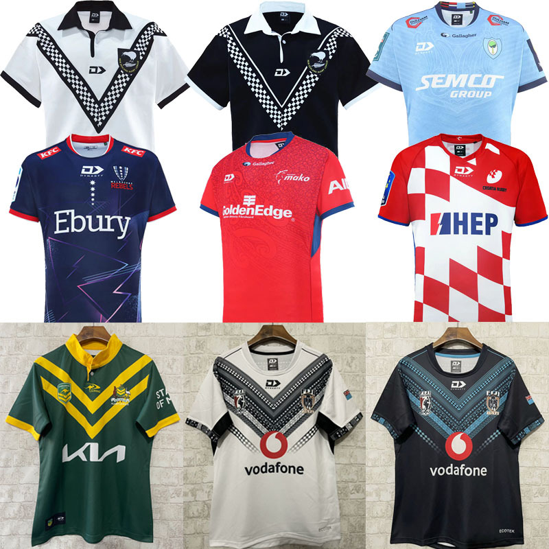 24-25 Australia New Zealand Fiji Short-Sleeved T-Shirt Rugby Clothing Rugby Jersey