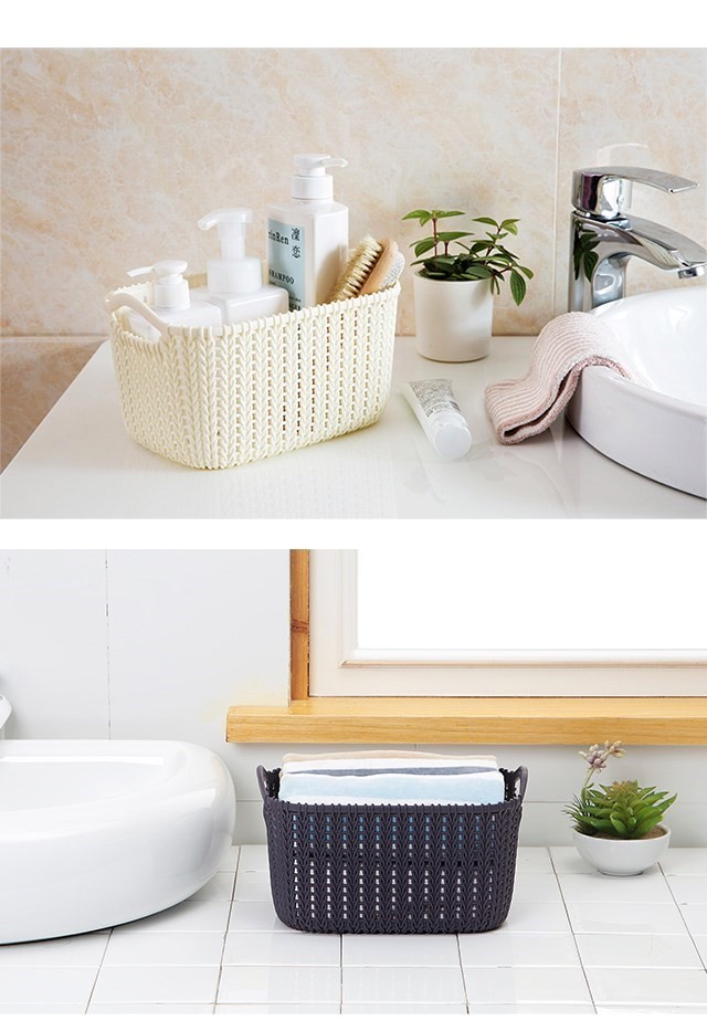 hộp đựng mỹ phẩm có gương Hàng giả mây nhỏ cửa hàng bách hóa di động châu Âu hộp lưu trữ snack ký túc xá 篓 giỏ phòng ngủ cô gái không gian nhà vệ sinh - Trang chủ hộp nhựa nắp thiếc
