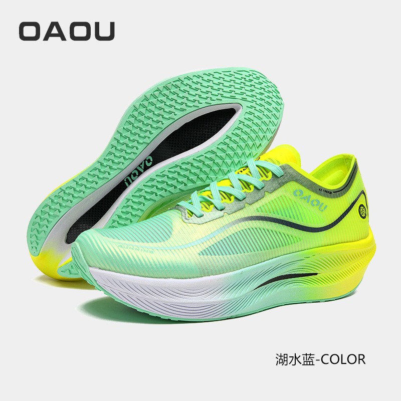 Oaou Somersault Cloud 3.0Pro Full-Length Nylon Carbon Plate Running Shoes for Men and Women, Same Style for Physical Training, Racing, Shock-Absorbing Running Shoes