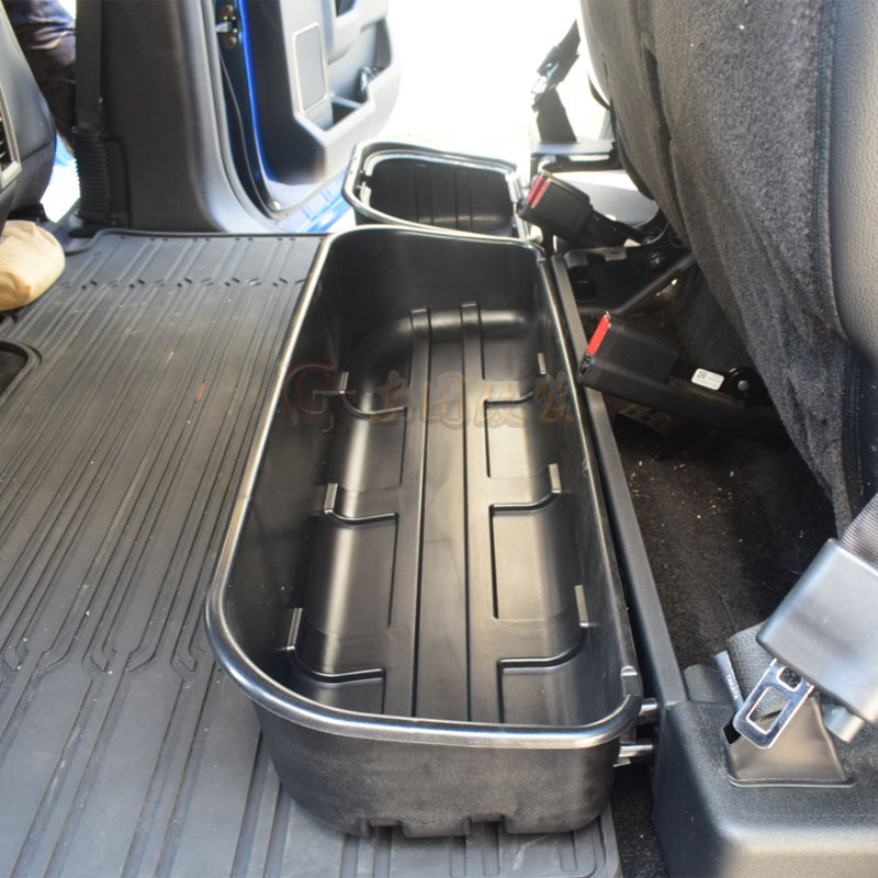 Suitable for Ford Raptor F150 Rear Seat Storage Box, Storage Cabinet, Rear Seat Storage Box, Luggage Box, Storage Box