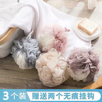 Large number bathing ball bathing ball bathing ball bath with cute rubbing and back foaming bath with bath-flower bath towels