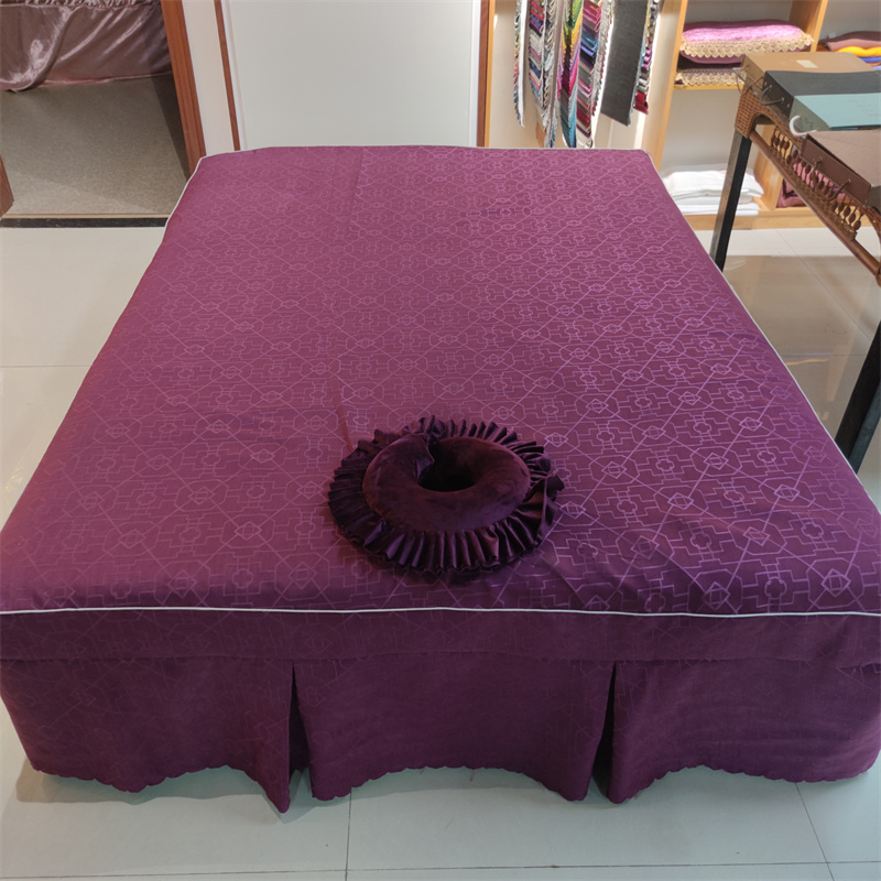 Beauty bed cover Thai Massage Bed Single Physiotherapy Bed Hood With Hole Custom Bed Skirt Massage Bed Single Bed Gasawara Set