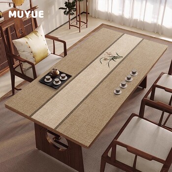 New chinese style zen coffee table mat table cloth waterproof and oil-proof dining table mat 2025 new desktop protective mat New chinese style zen coffee table mat table cloth waterproof and oil-proof dining table mat 2025 new desktop protective mat