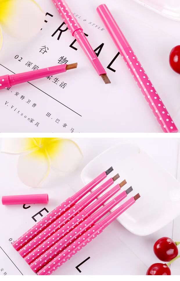 Bút chì kẻ lông mày Xixi không thấm nước và mồ hôi không dễ bị mất màu tự nhiên lâu trôi không nở bột lông mày người mới bắt đầu bút chì lông mày đơn - Bút chì lông mày / Bột / Stick chì kẻ mày vacosi