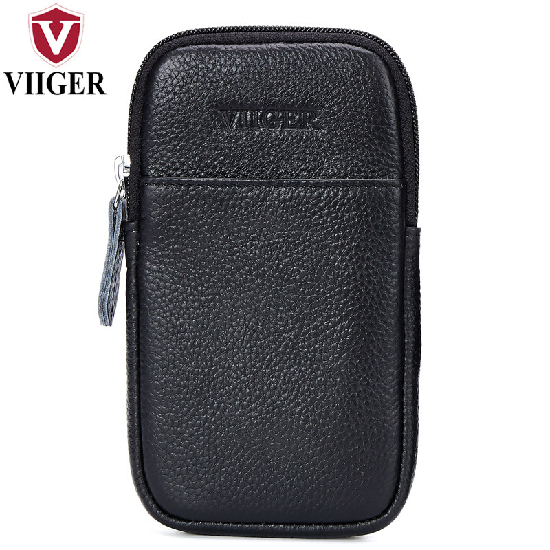 Leather mobile phone pocket men wear belt vertical section leather multifunctional apple 4 7 5 5 6 1 inch ultra-thin single layer