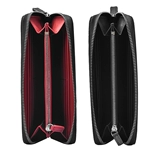 罗诗奴 Длинный бумажник ручной работы, цепочка с молнией, плетеная маленькая сумка клатч, кошелек, длина макси