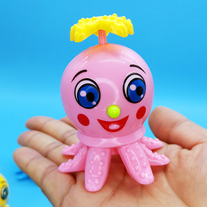 Upper Chord Clockwork Children Animal Eight Paws Small Octopus Toys Without Battery Puzzle School Climbing Baby Nemesis Red 1-3 years old