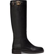 (Interest-free for 24 periods) VALENTINO VLOGO calfskin boots for women