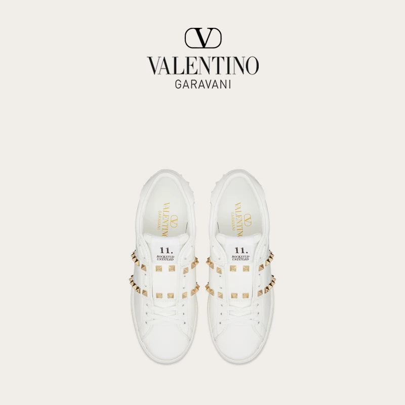 [24th issue] Ms. Valentino Ms. OPEN DISCO Cow Skilled Sneakers