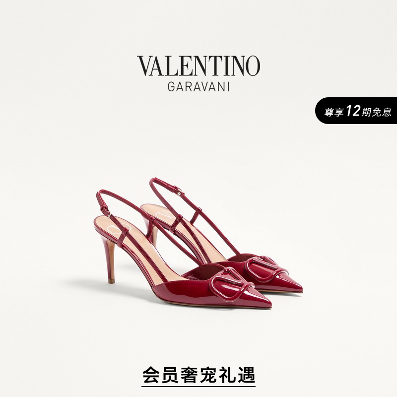Valentino Valentino Women's Vlogo Signature High Heels Wedding Shoes [Gift]
