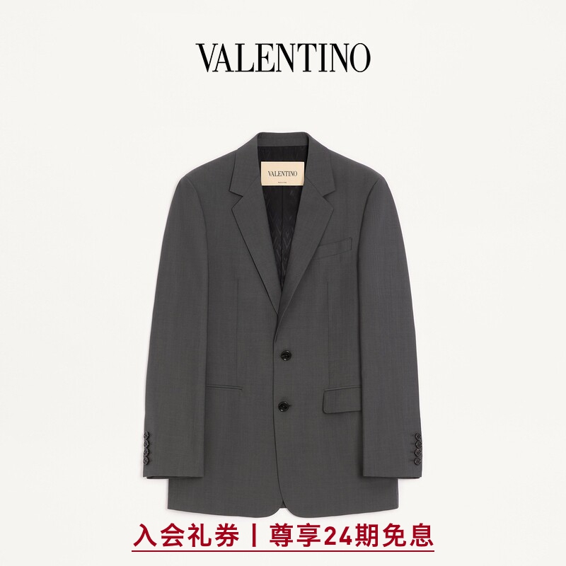 [24 Installments Interest-Free][New Product Launch] Valentino Valentino Men's Single-Breasted Jacket[Gift]
