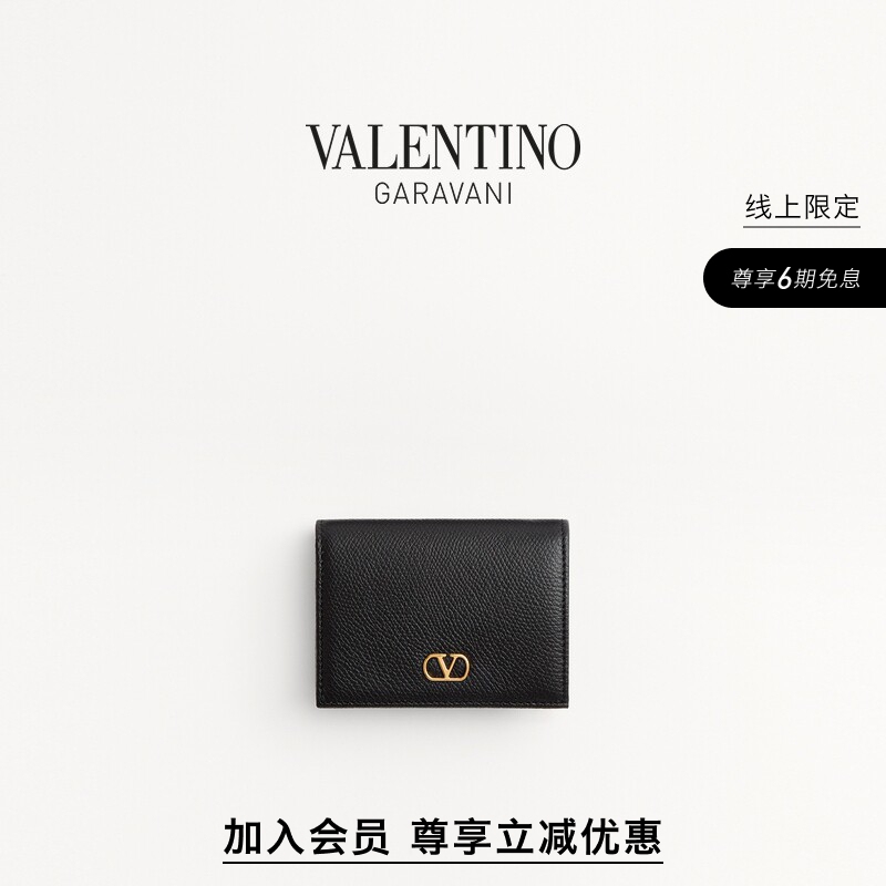 [Member Instant Discount][Online Exclusive] Valentino Women's Vlogo Signature Wallet