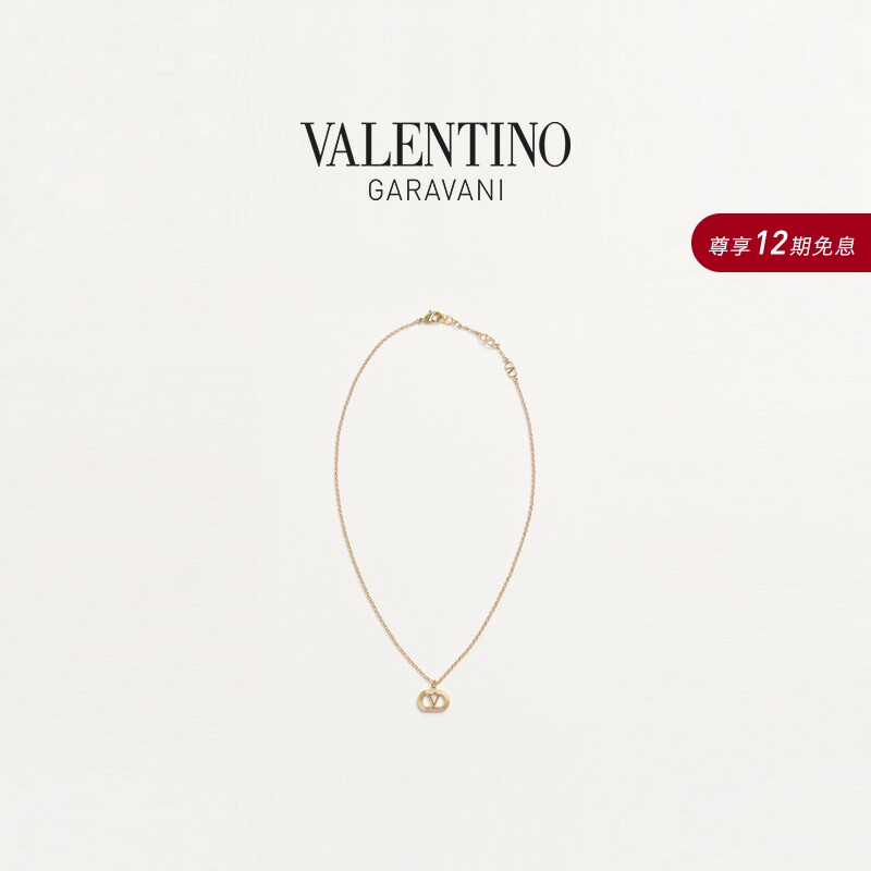 [12 Installments with No Interest][Online Exclusive] Valentino Valentino Women's Ovalette Necklace [Gift]