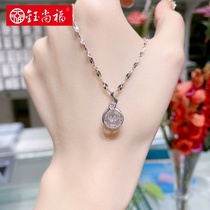 Yu Shangfu fashion twelve zodiac snake pendant female s925 sterling silver necklace female Japanese and Korean temperament beating heart