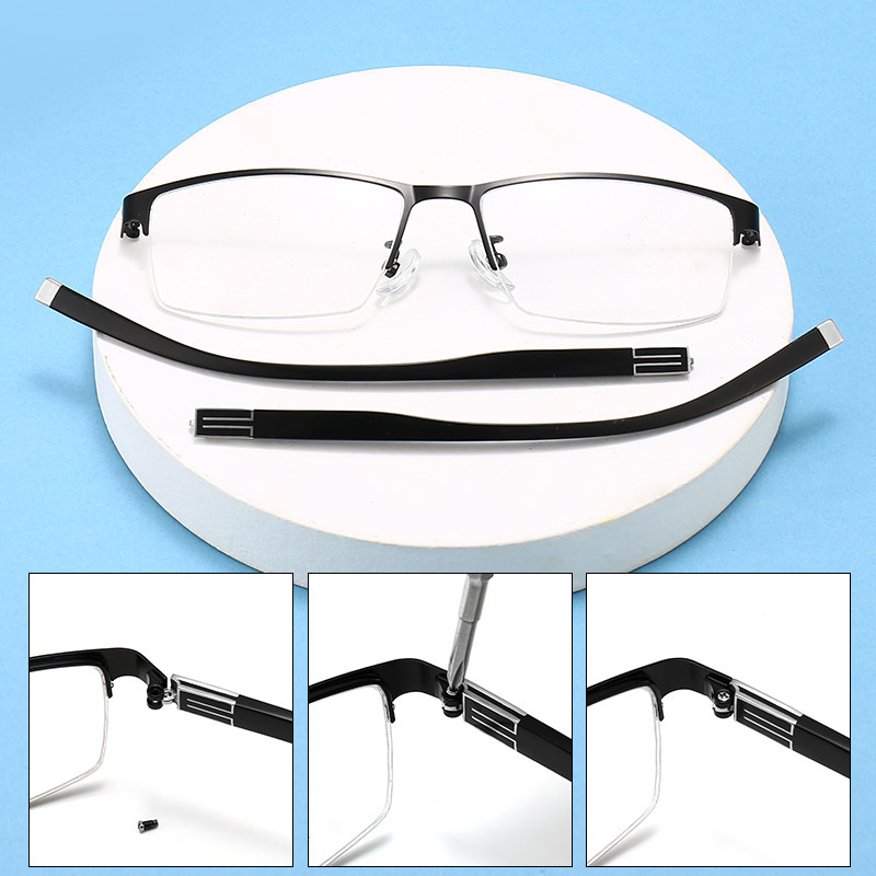 Titanium teeth glasses glasses feet glasses feet legs a pair of universal single-tooth one-piece plate convex teeth glasses accessories nose pads