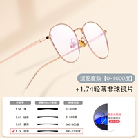 Рамка+1,74 анти -блюдная световая линза (цвета замечаний, данные с двойными глазами)