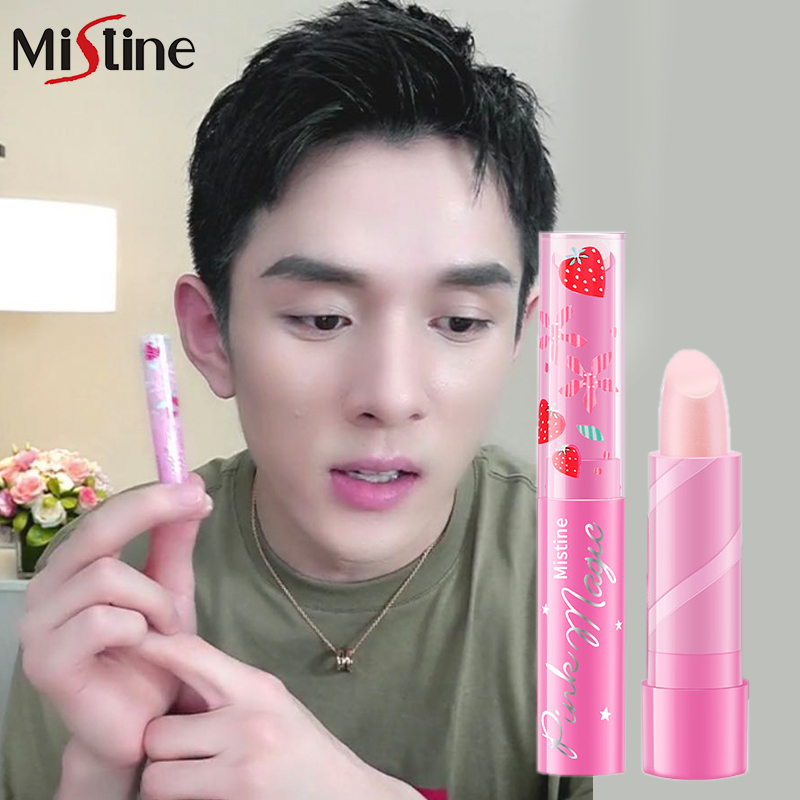 李佳琦Mistine泰国小草莓变色唇膏