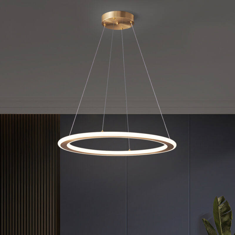 Morning Xi Xinxi New Chinese gold full copper light extravagant hanging lamp simple net red Chinese wind dining room hanging wire hanging lamp light and luxurious modern