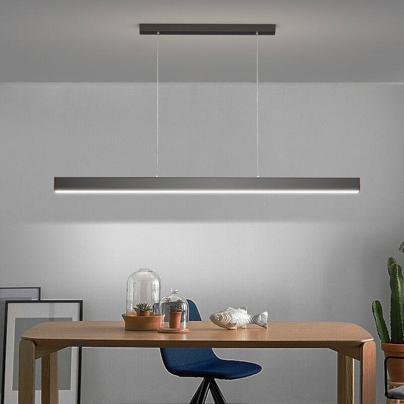 Haniya Dining Room Chandelia Modern Pole LONG STRIP TABLE BAR TABLE BAR TABLE LAMPS NORDIC BEDROOM BOOK HOUSE LED LIGHTS