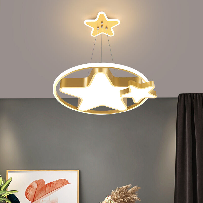 Mountain Light Lamps Net Red Dining Room Lamp Pendant Light Lamps Lamps Modern Minima Dining Hall Chandelia Golden Light Lavish Living-room Sleeper