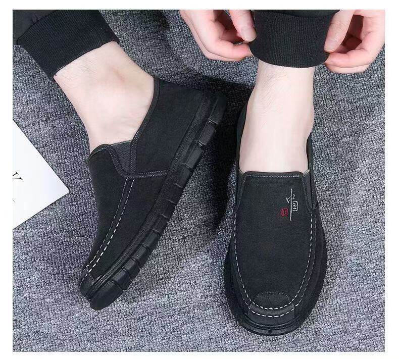 Giày lười nam vải bạt đế mềm thoáng khí kiểu dáng cổ thấp dễ phối đồ — ZG-88 Lão Bắc Kinh - Xanh dương, ZG-88 Lão Bắc Kinh - Đen, ZG-88 Lão Bắc Kinh - Xanh dương [Hộp], ZG-88 Lão Bắc Kinh - Đen [Hộp] chi tiết 9