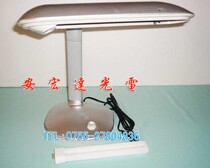 Three-wavelength daylight white fluorescent tube FPL27EX-N with homemade table lamp