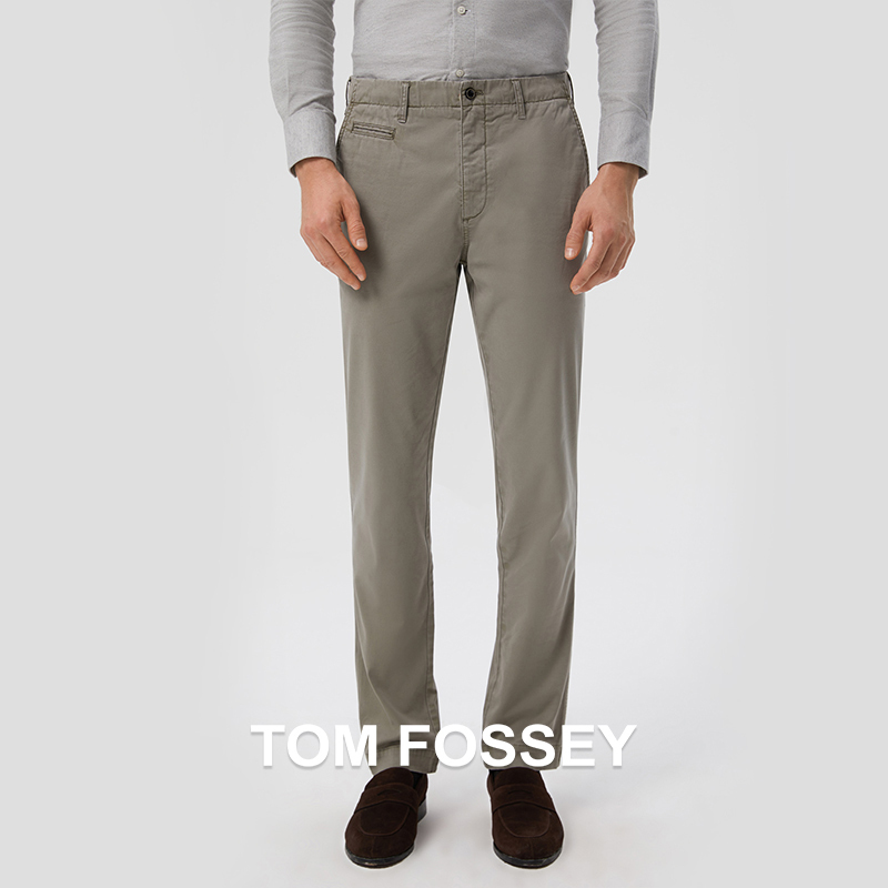[Best Product Returns] European Tmg Pure Cotton Ready-To-Wear Dyed Washed Micro-Elastic Four-Season Casual Pants Tomfossey