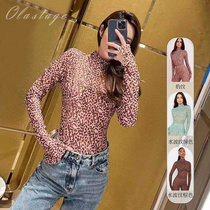 OLASTAGE Australian small crowddesigners house of cb new pint water corrugated one-piece blouse net red ins