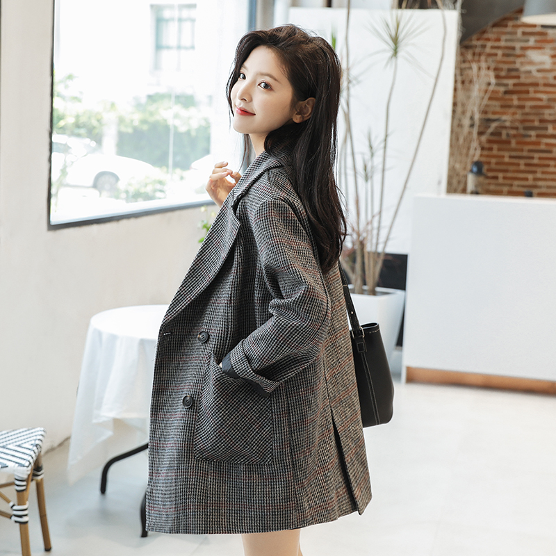 Spring autumn classic suit jacket, retro top for leisure, Korean style Spring autumn classic suit jacket, retro top for leisure, Korean style