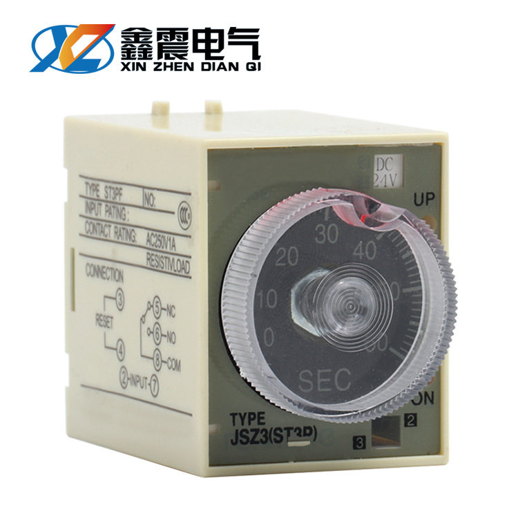 Manufacturers supply knob-type delay relay ST3PF power-off delay relay AC220V DC24V