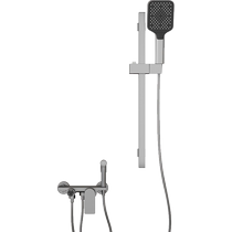 Simple shower head set household split all-copper water distributor without top spray pressurized shower flower sun 3062