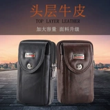 Мужской кожаный дорожный ремень, поясная сумка, сумка для телефона, универсальный рюкзак на одно плечо