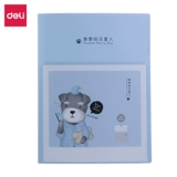 得力A4资料册72552卡通小学生试卷画册奖状收集册透明多层插页文件夹简约小清新可爱海报册30页办公用品