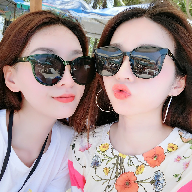 Polarized sunglasses female anti-UV Korean version tides Sunglasses Men's tennis Red Street Shots Glasses ins2021 Year New