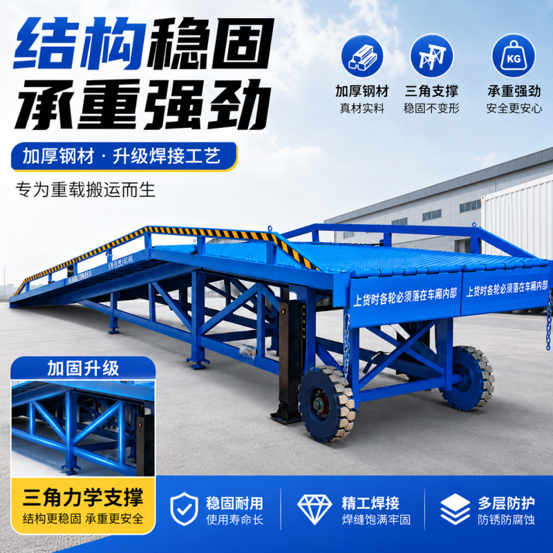 Mobile Loading Ramp for Forklifts, Slope Ramp for Truck Loading and Unloading, Container Loading and Unloading Platform Manufacturer Mobile Loading Ramp for Forklifts, Slope Ramp for Truck Loading and Unloading, Container Loading and Unloading Platform Manufacturer