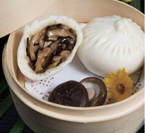 Mushroom buns Steamed buns Microwave oven convenient fast food SF