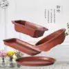 Extra large plastic flower pot oval flower garden tray Large medium small bottom flower tray Extra large bonsai flower oval